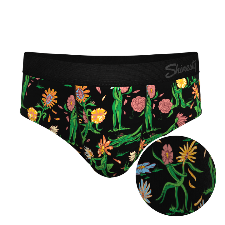 The Garden of Breedin Ball Hammock® Pouch Briefs - Shinesty Flower Print Underwear