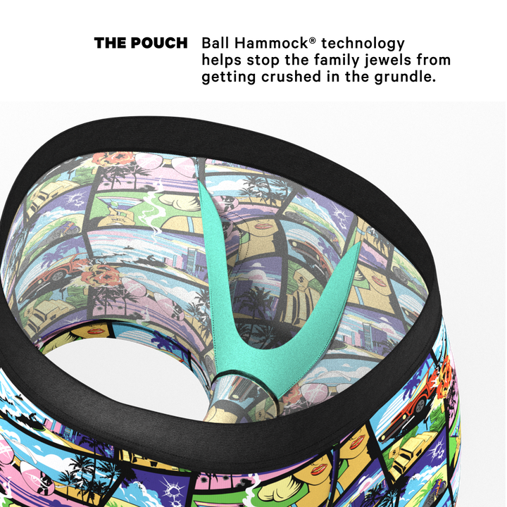 Shinesty "Gas Pedal" Pop Art Ball Hammock® Pouch Trunks