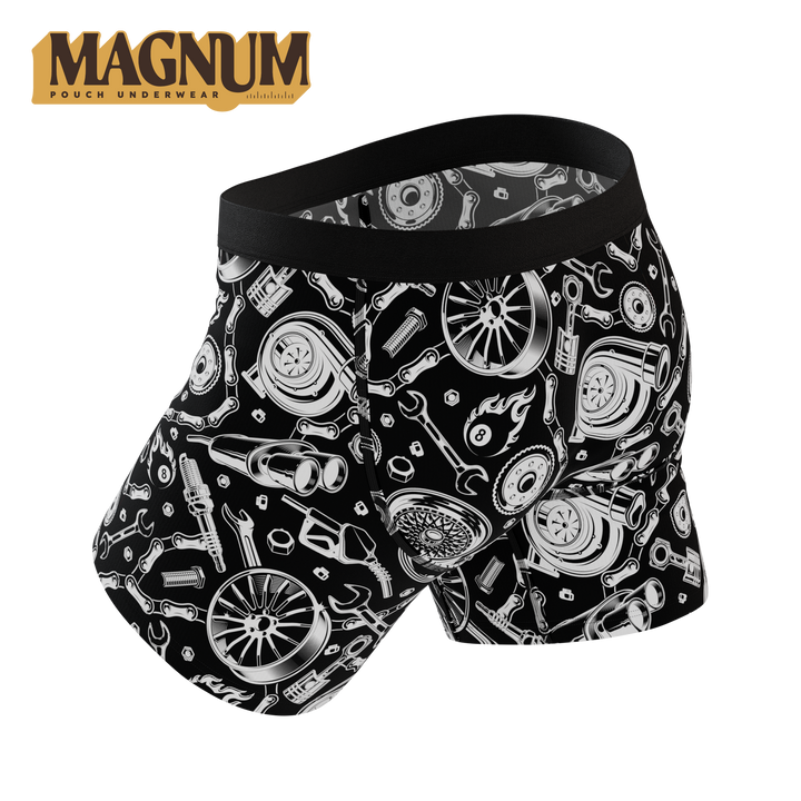 Shinesty The Gear Head stick shift Ball Hammock Magnum Big Pouch underwear – men's big pouch boxer