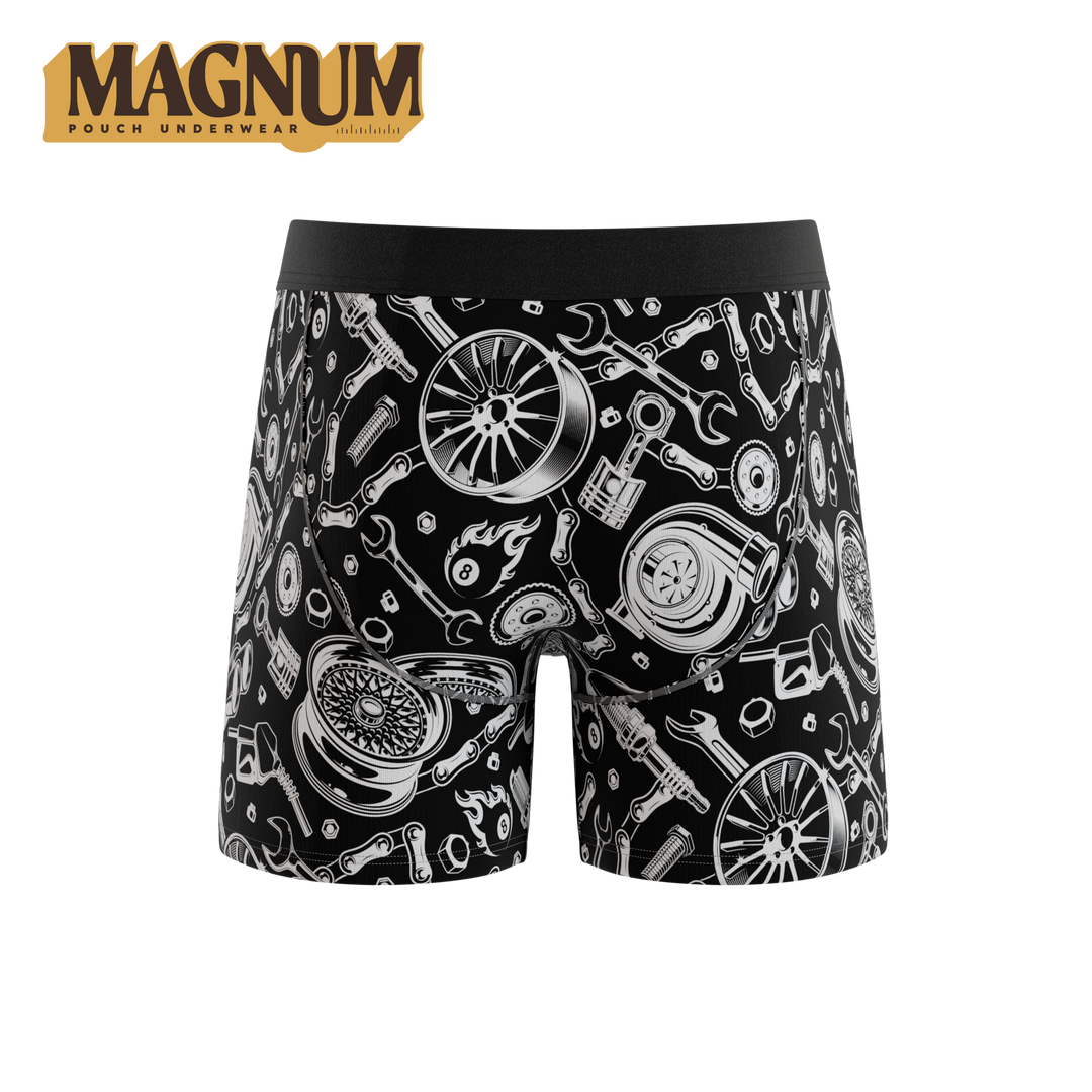 Shinesty The Gear Head stick shift Ball Hammock Magnum Big Pouch underwear – men's big pouch boxer