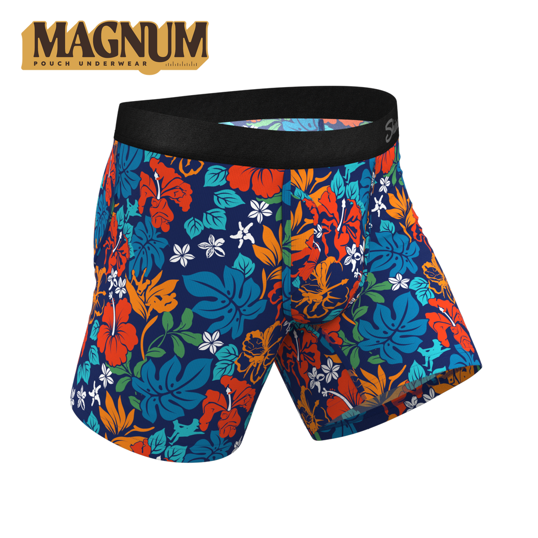 Get Lei'd: Naughty Tropical Ball Hammock® Magnum Big Pouch Underwear