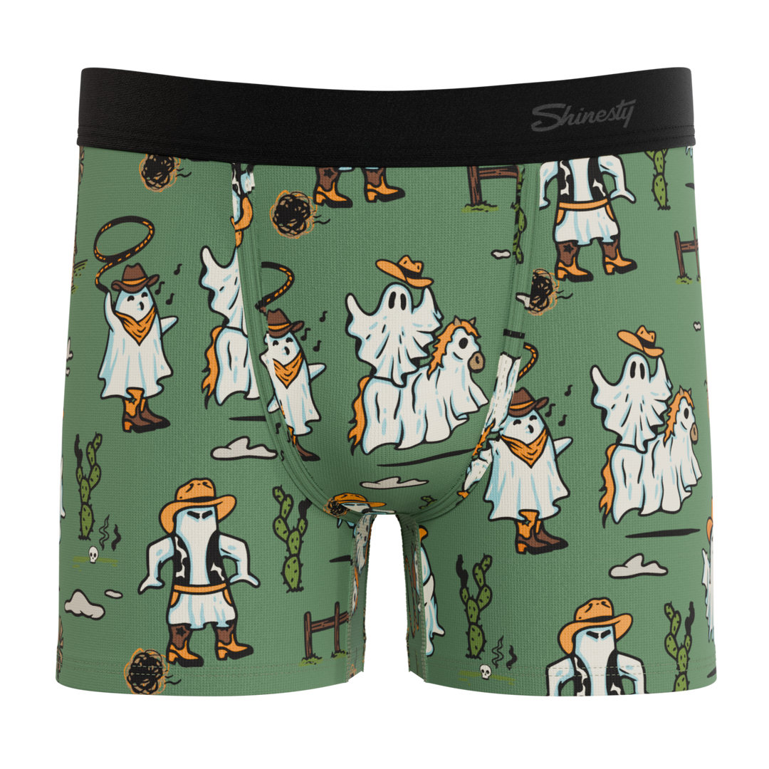 Shinesty The Ghost Town western ghost youth boxer briefs – kids western ghost print youth boxers