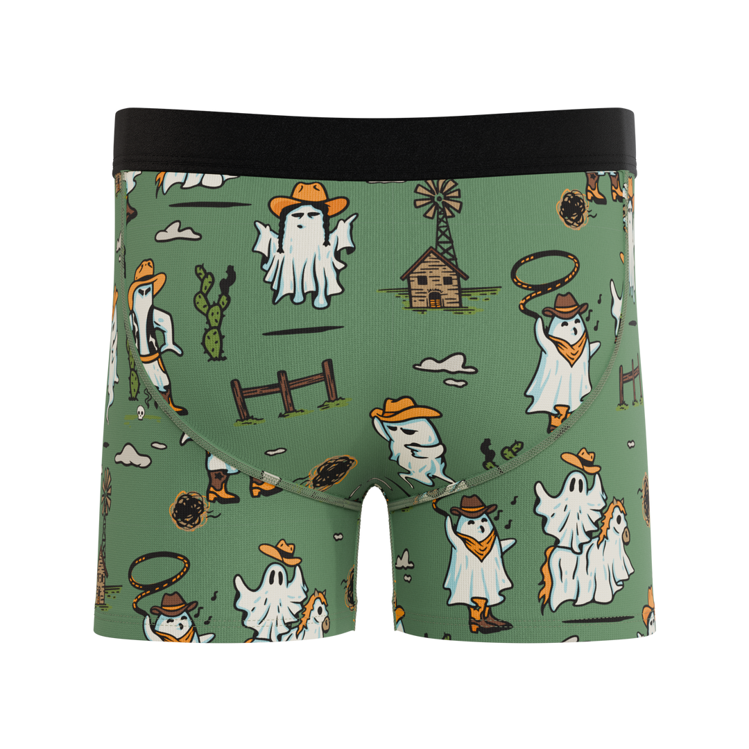 Shinesty The Ghost Town western ghost youth boxer briefs – kids western ghost print youth boxers