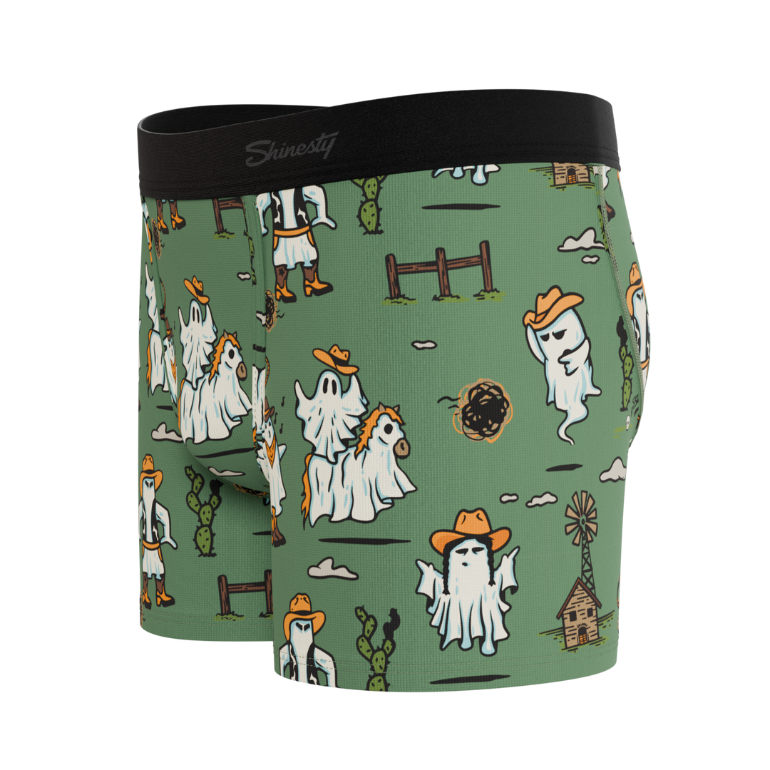 Shinesty The Ghost Town western ghost youth boxer briefs – kids western ghost print youth boxers