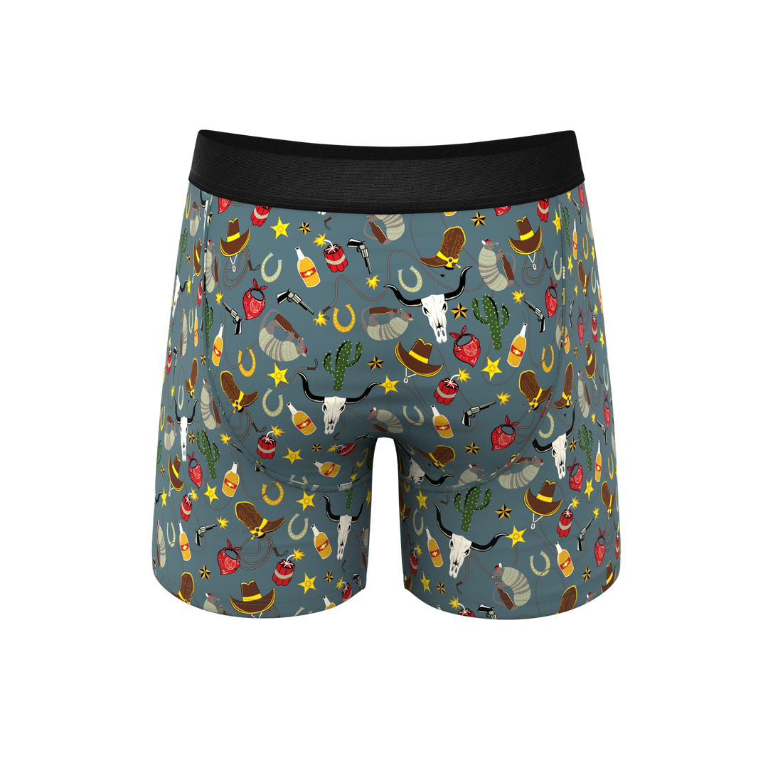 Shinesty "The Giddy Up" Sheriff Badge Ball Hammock® Pouch Underwear w/ Fly