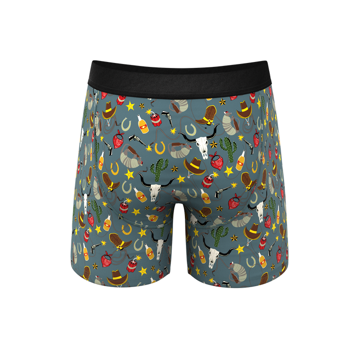 Shinesty "The Giddy Up" Sheriff Badge Ball Hammock® Pouch Underwear w/ Fly