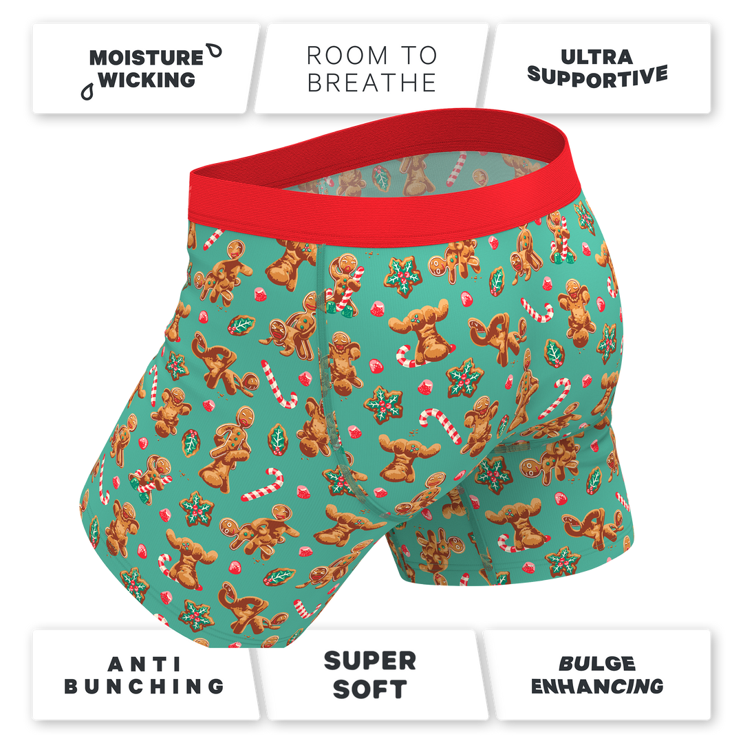The Ginger Rail | Gingerbread Ball Hammock® Pouch Boxer Briefs