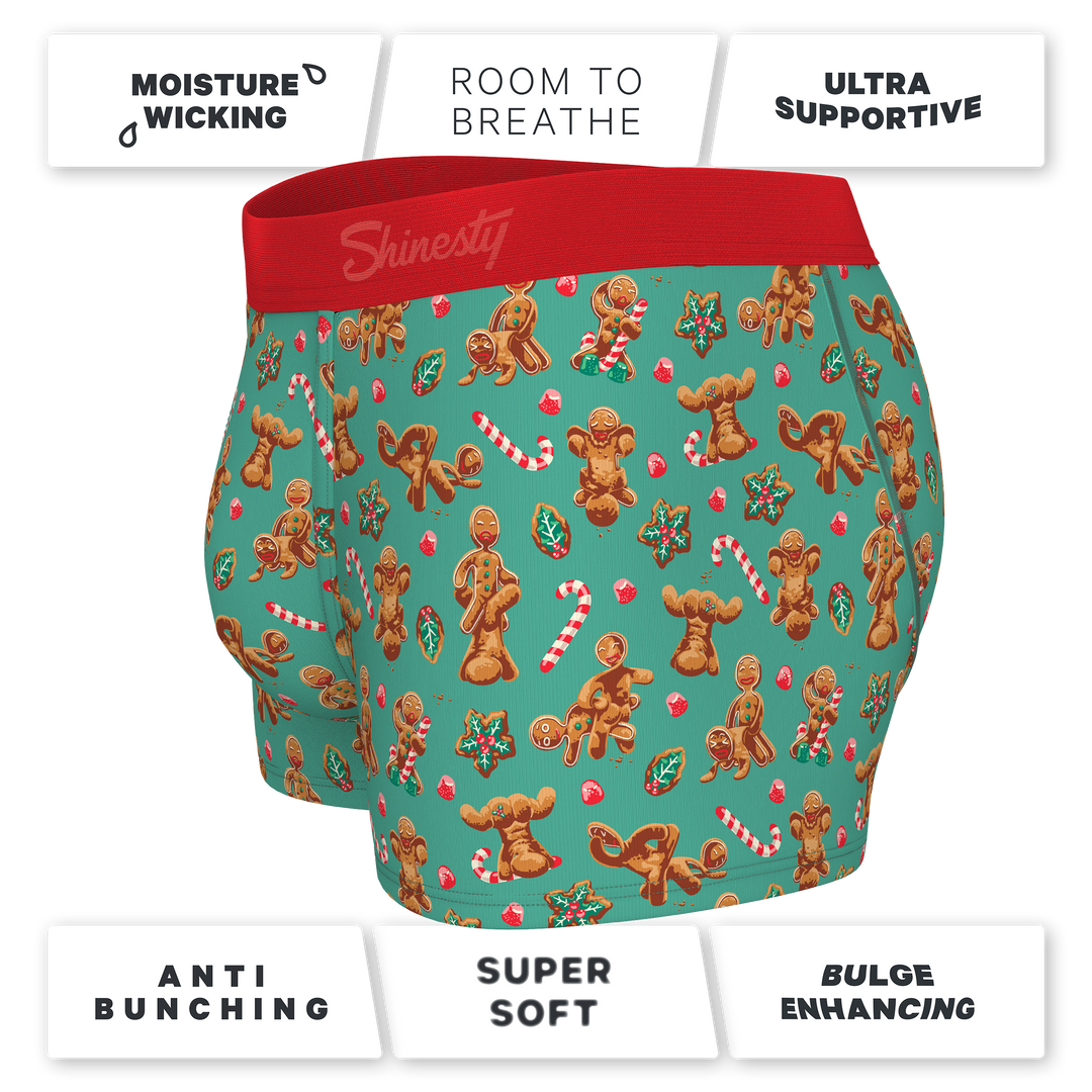 The Ginger Rail Gingerbread Trunks | Holiday Ball Hammock® Pouch Underwear