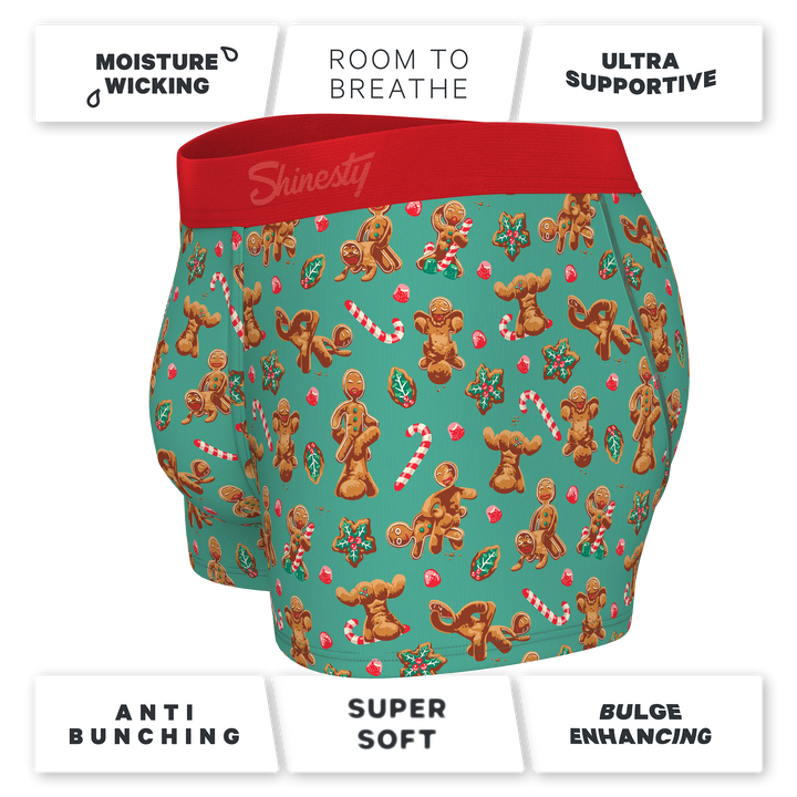 The Ginger Rail Gingerbread Trunks | Holiday Ball Hammock® Pouch Underwear