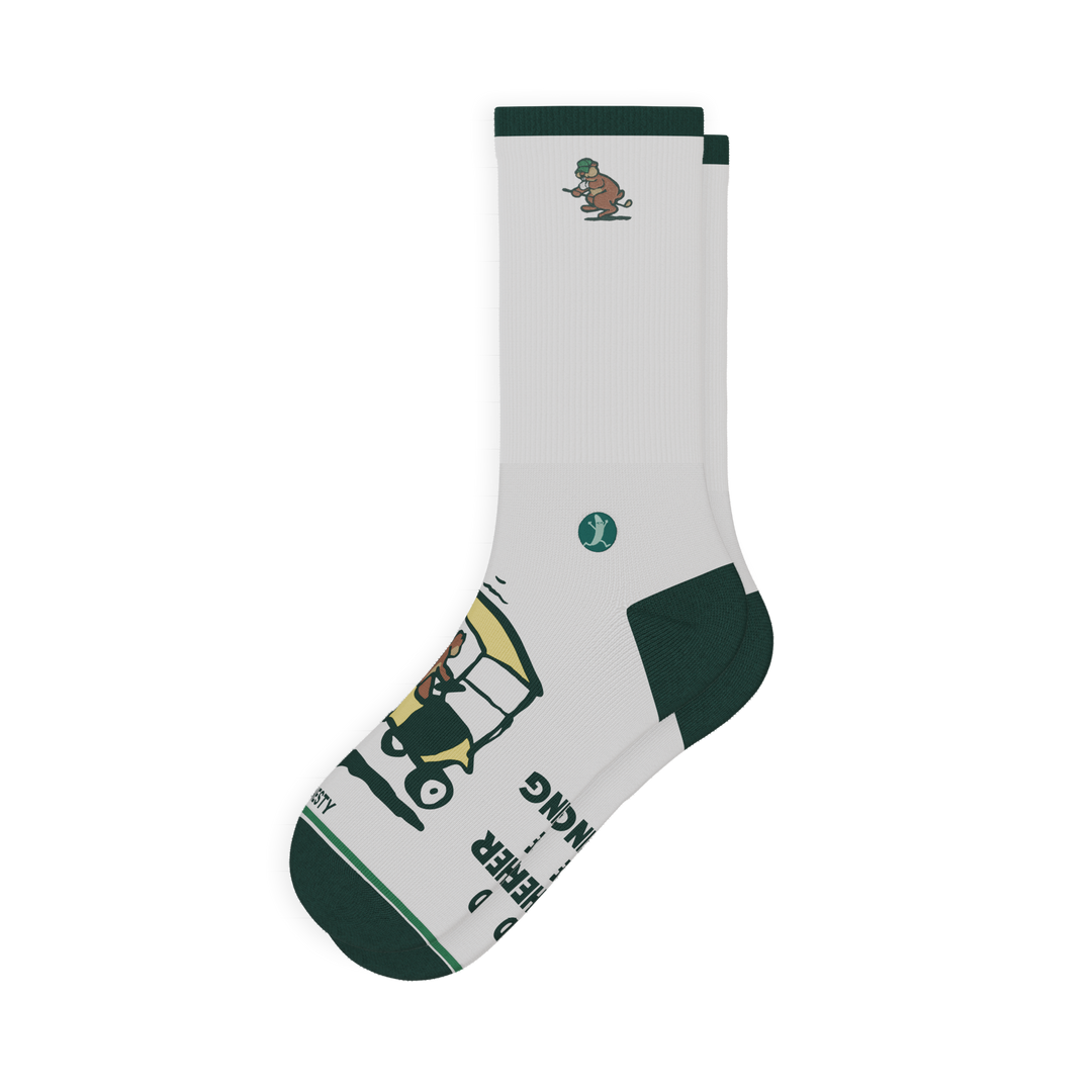 The Golpher | Golf Gopher Heel Hammock™ Crew Socks
