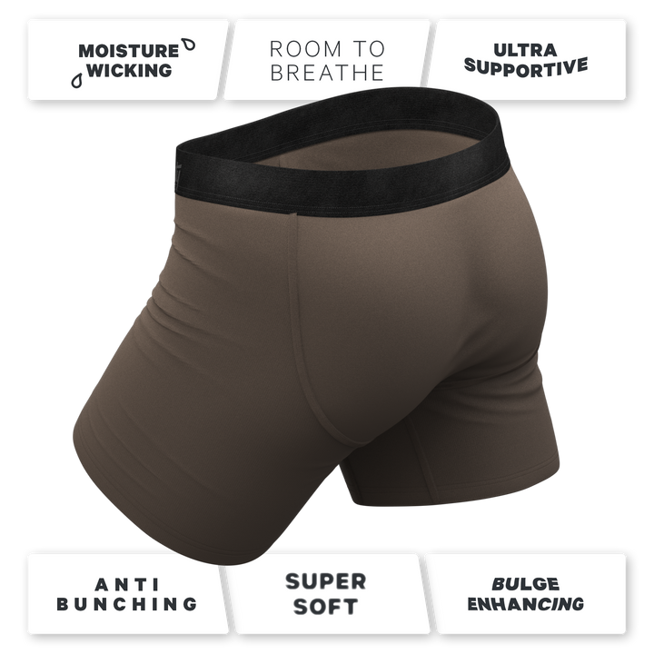 Shinesty "The Grey's Growl" Wolf Ball Hammock® Pouch Boxer Briefs (With Fly)