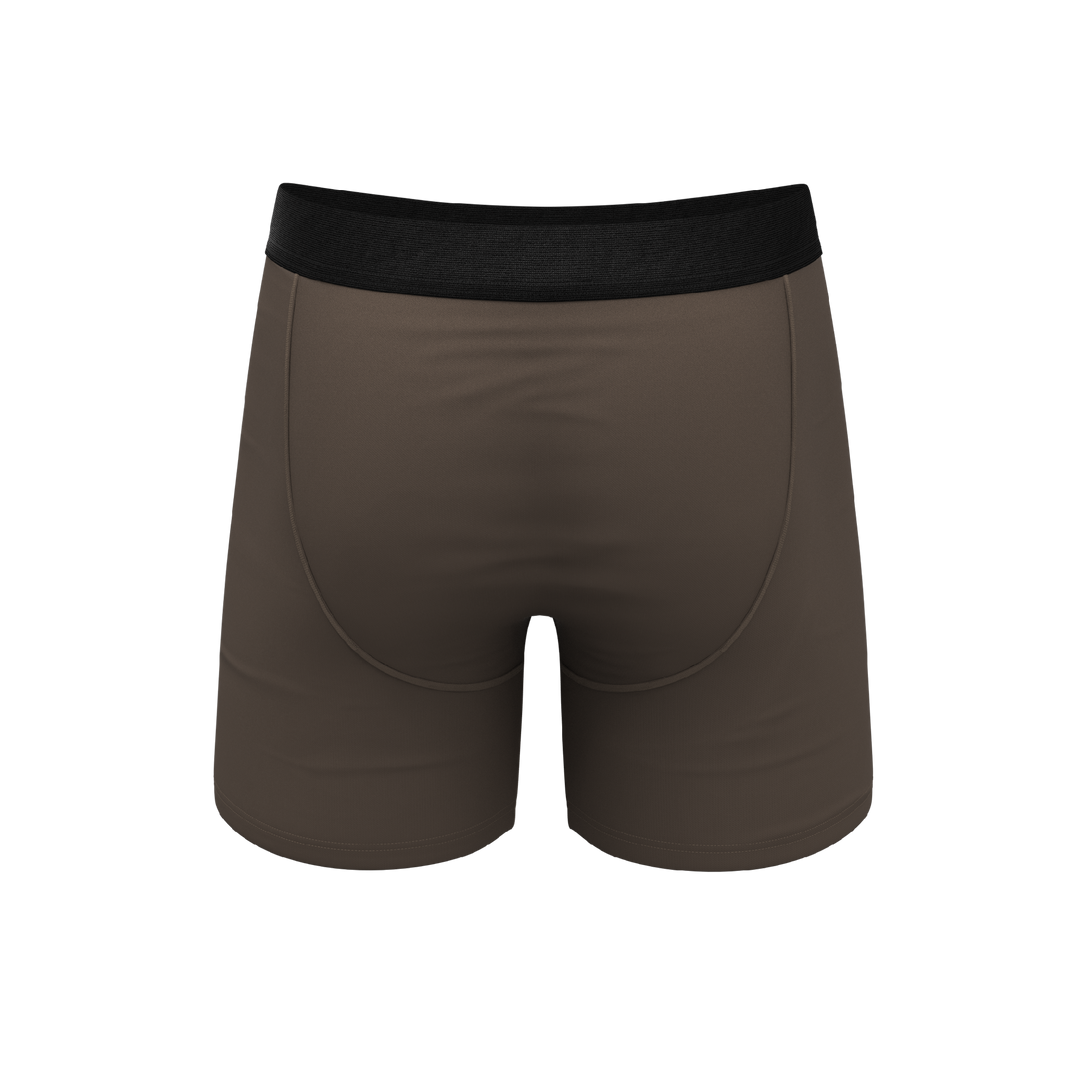 Shinesty "The Grey's Growl" Wolf Ball Hammock® Pouch Boxer Briefs (With Fly)