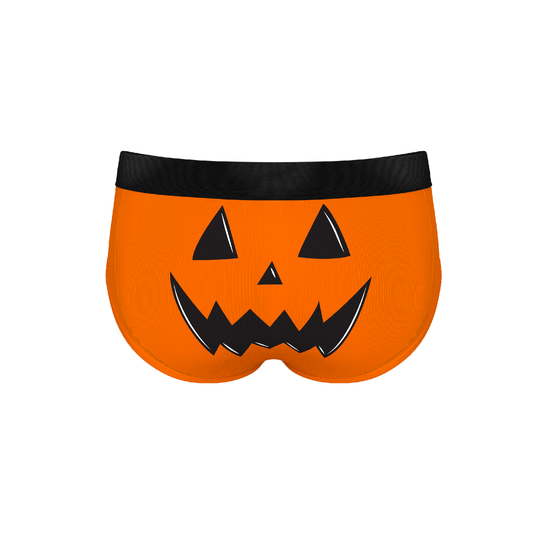 Shinesty "The Good Gourd" Jack O' Lantern Print Ball Hammock® Pouch Underwear Briefs