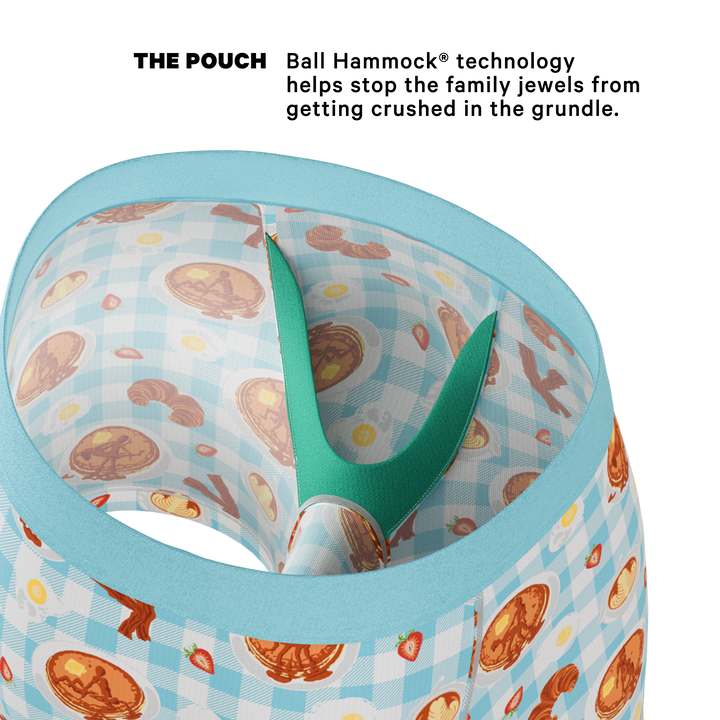 The Good Moaning Naughty Breakfast Ball Hammock® Pouch Underwear by Shinesty