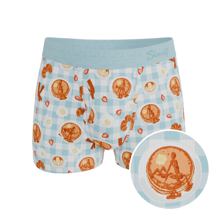 Shinesty Good Moaning Ball Hammock® Pouch Trunks | Breakfast Print