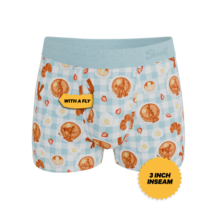 Shinesty Good Moaning Ball Hammock® Pouch Trunks | Breakfast Print