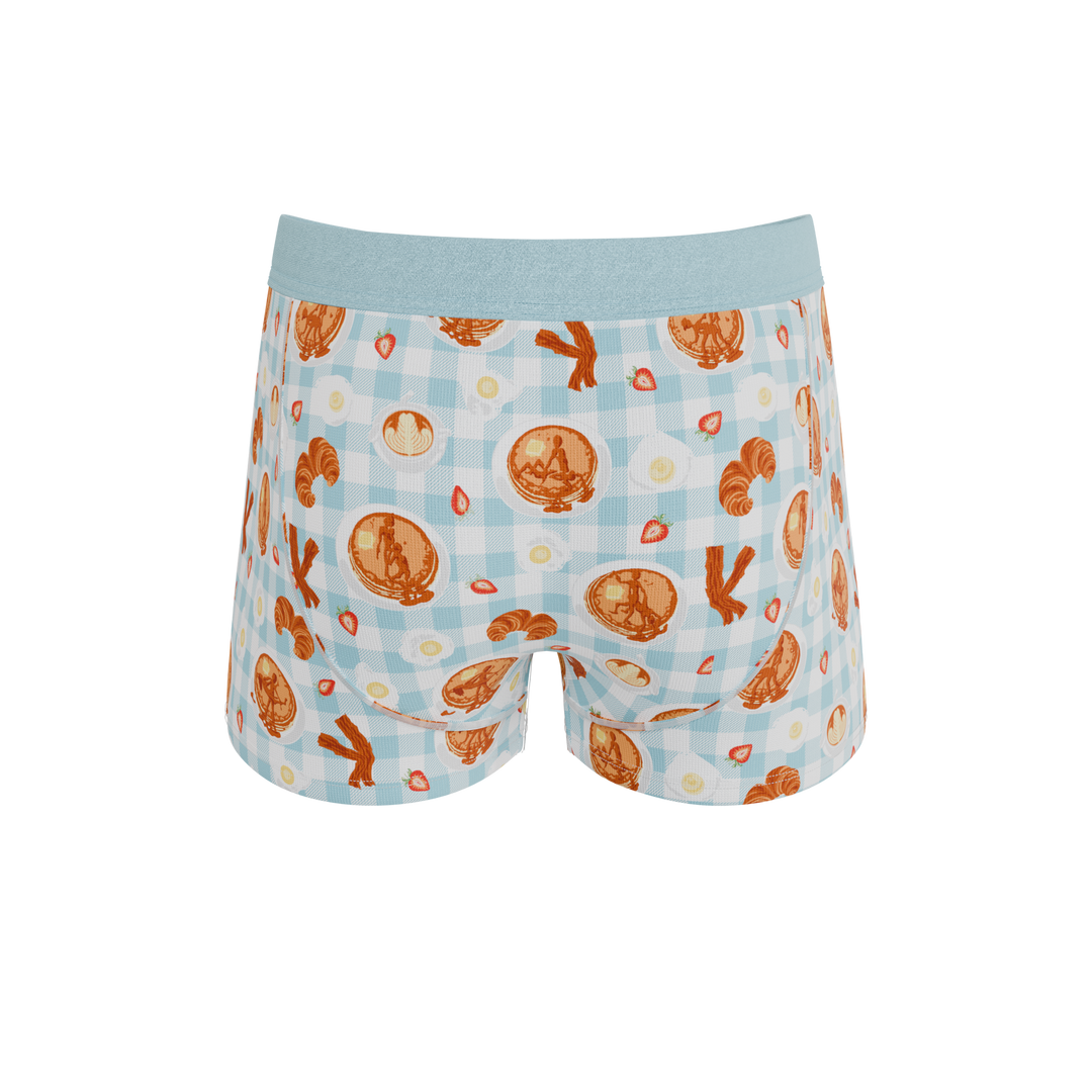 Shinesty Good Moaning Ball Hammock® Pouch Trunks | Breakfast Print