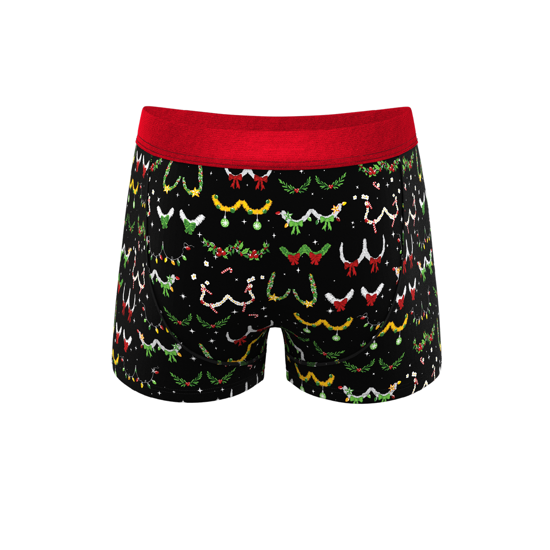Shinesty "The Goodie Garland" Christmas Tinsel Busts Ball Hammock® Pouch Trunks Underwear
