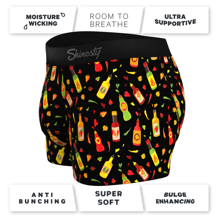 The Gotcha Sriracha | Hot Sauce Ball Hammock® Pouch Trunks Underwear