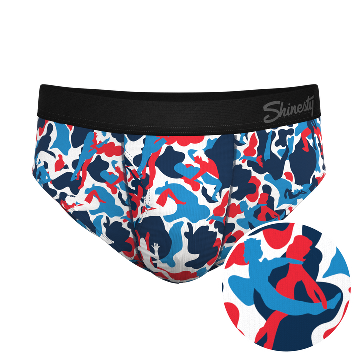 The Grand Finale USA Camouflage Ball Hammock® Briefs - Shinesty Pouch Underwear