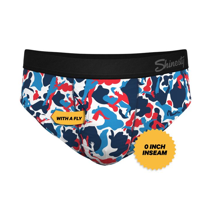 The Grand Finale USA Camouflage Ball Hammock® Briefs - Shinesty Pouch Underwear