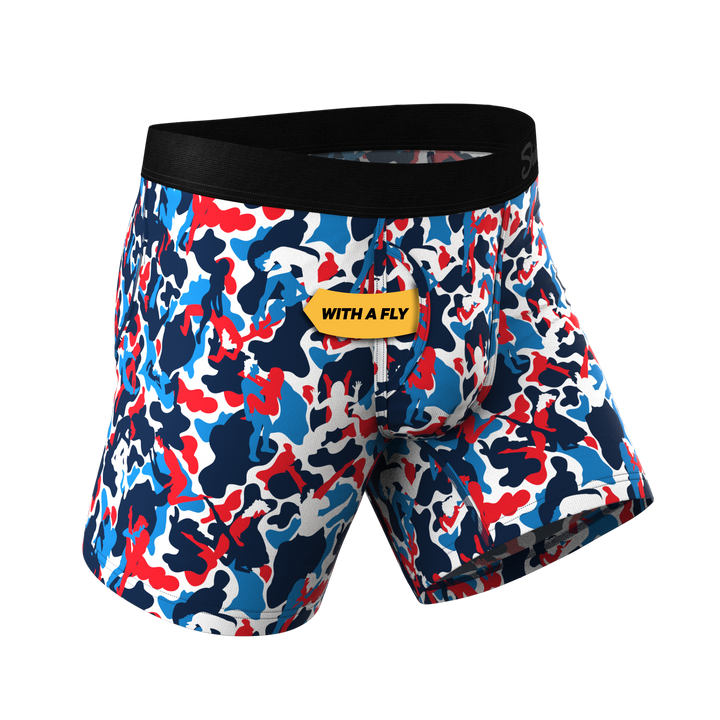 The Grand Finale | USA Camouflage Ball Hammock® Pouch Underwear With Fly