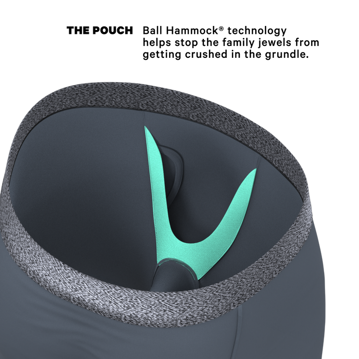 Shinesty Graphite Long Leg Ball Hammock® Pouch Underwear With Fly