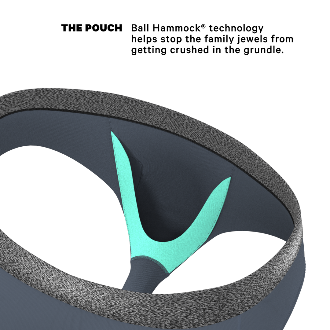 The Graphite Tonal Grey Ball Hammock® Pouch Briefs - Everyday Support Underwear