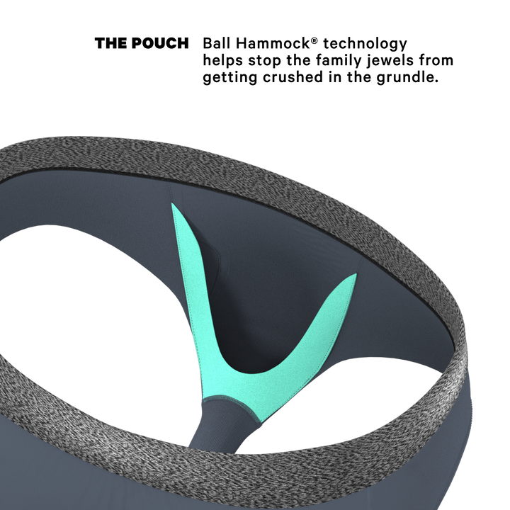 The Graphite Tonal Grey Ball Hammock® Pouch Briefs - Everyday Support Underwear