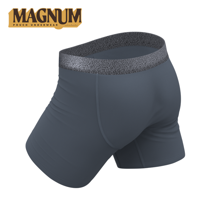 Shinesty Graphite Tonal Grey Ball Hammock® Magnum Big Pouch Underwear