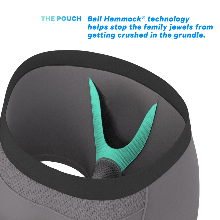 The Gray Wolf Cooling Boxer Briefs | Gray paradICE™ Ball Hammock® Underwear