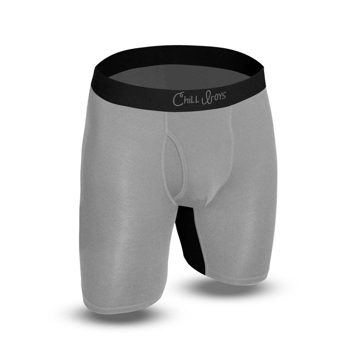 Chill Boys Bamboo Boxer Briefs | Soft, Anti-Chafe Glide Zone, Naturally Cool Underwear