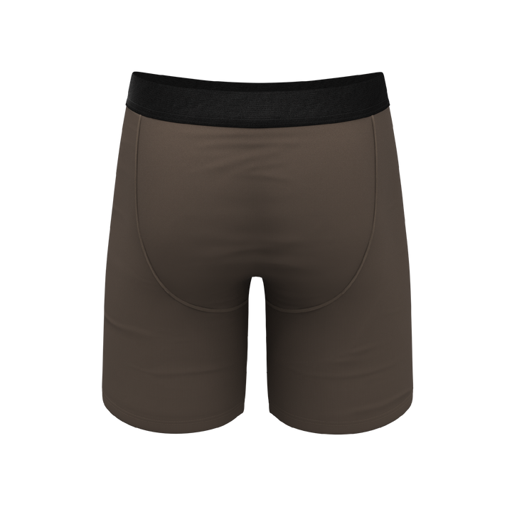 Shinesty "The Grey's Growl" Wolf Long Leg Ball Hammock® Pouch Boxer Briefs