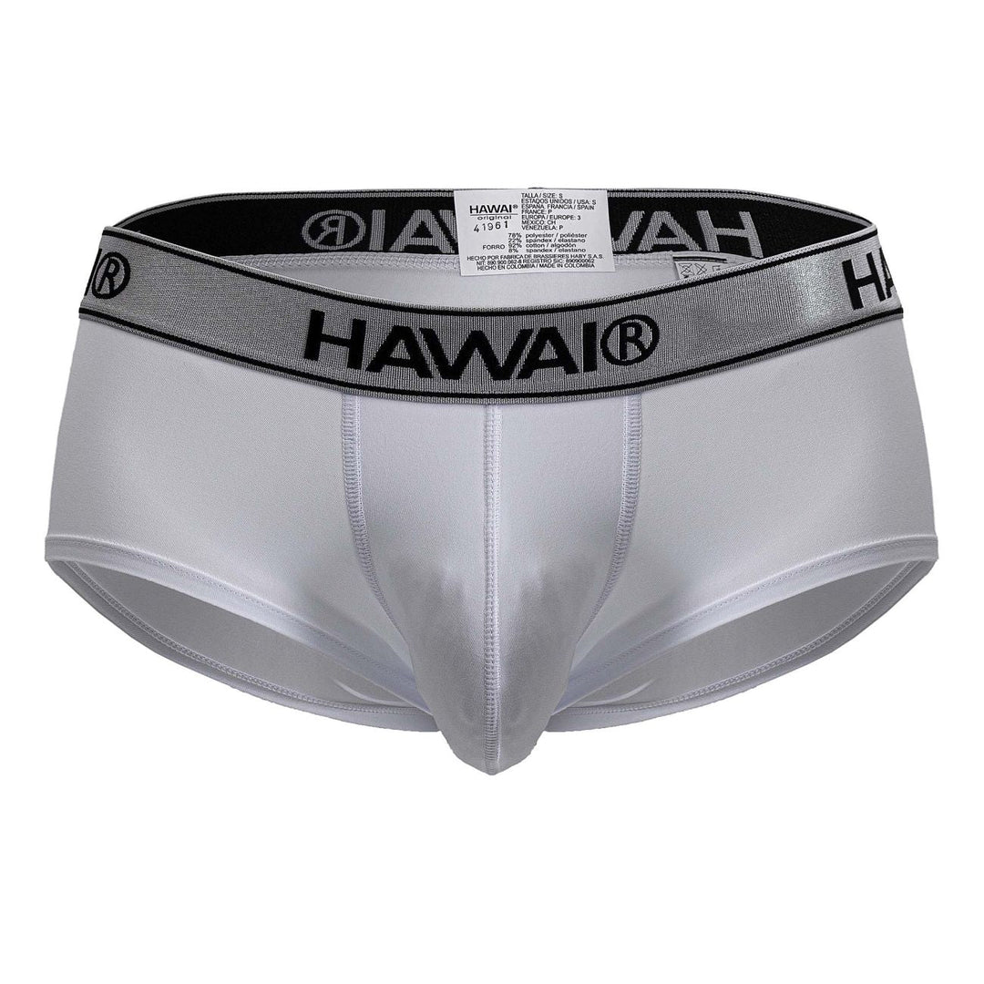 HAWAIR Microfiber Men's Bikini Brief in White – men's briefs