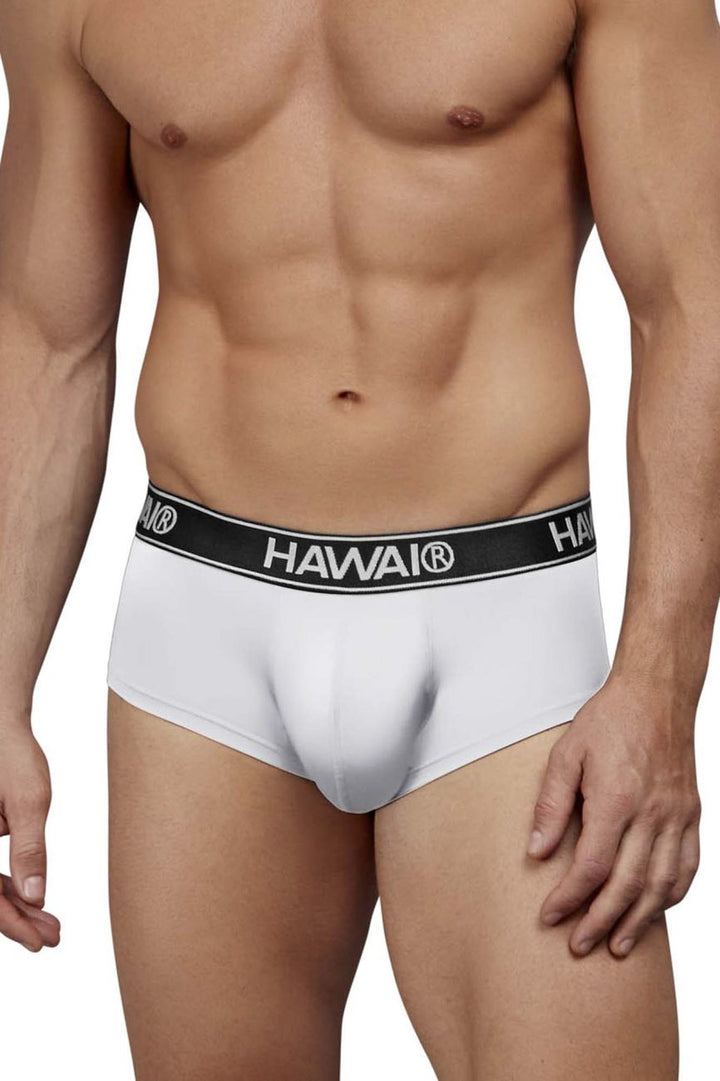 HAWAIR Microfiber Men's Bikini Brief in White – men's briefs