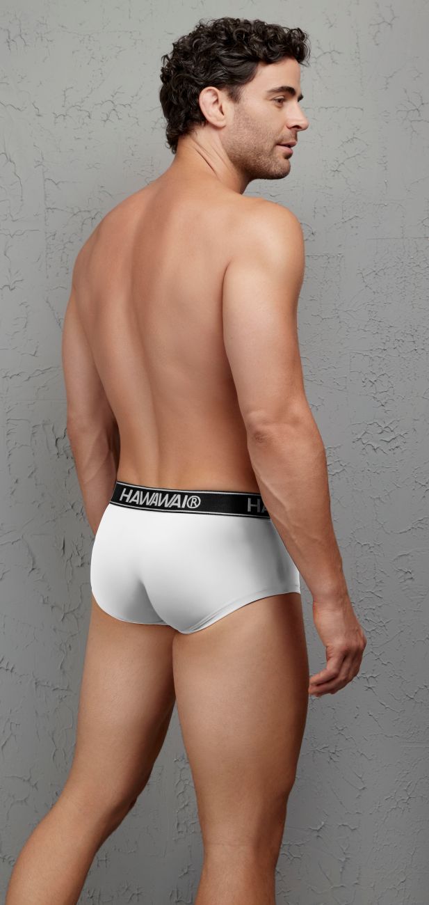 HAWAIR Microfiber Men's Bikini Brief in White – men's briefs