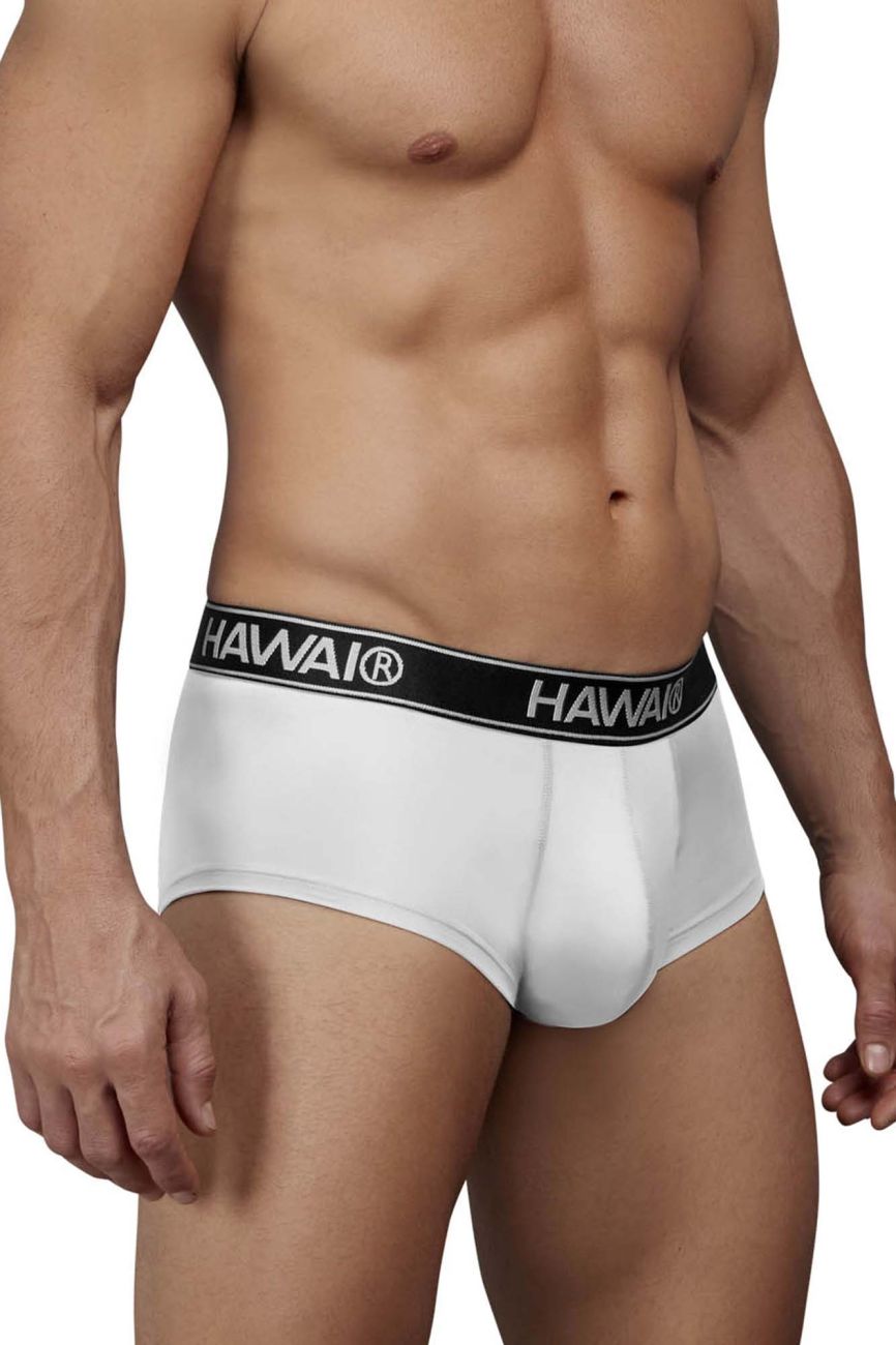 HAWAIR Microfiber Men's Bikini Brief in White – men's briefs