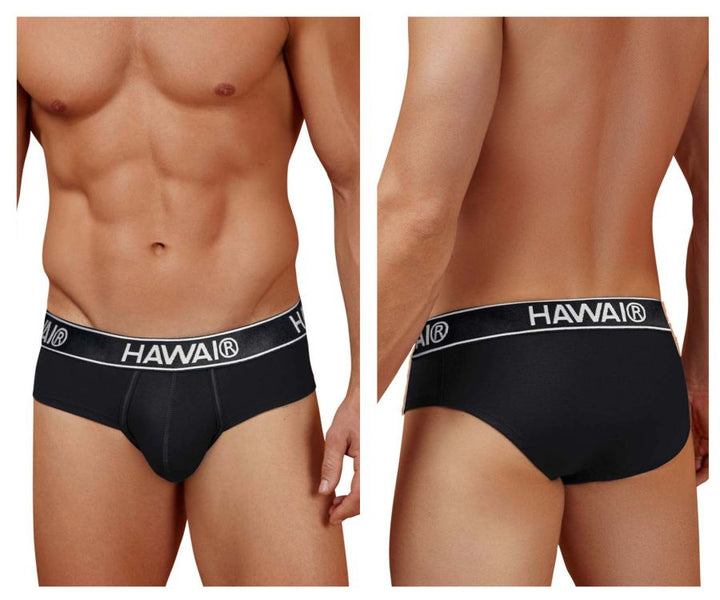 HAWAIR Cotton blend Men's Bikini Brief in Black 01 – men's briefs
