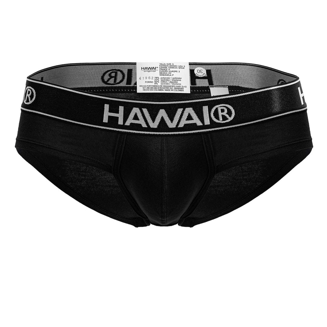 HAWAIR Cotton blend Men's Bikini Brief in Black 01 – men's briefs