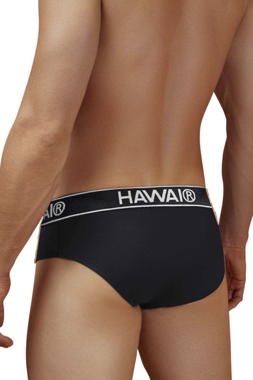 HAWAIR Cotton blend Men's Bikini Brief in Black 01 – men's briefs