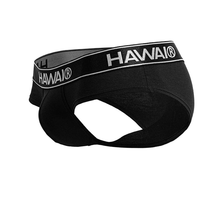 HAWAIR Cotton blend Men's Bikini Brief in Black 01 – men's briefs