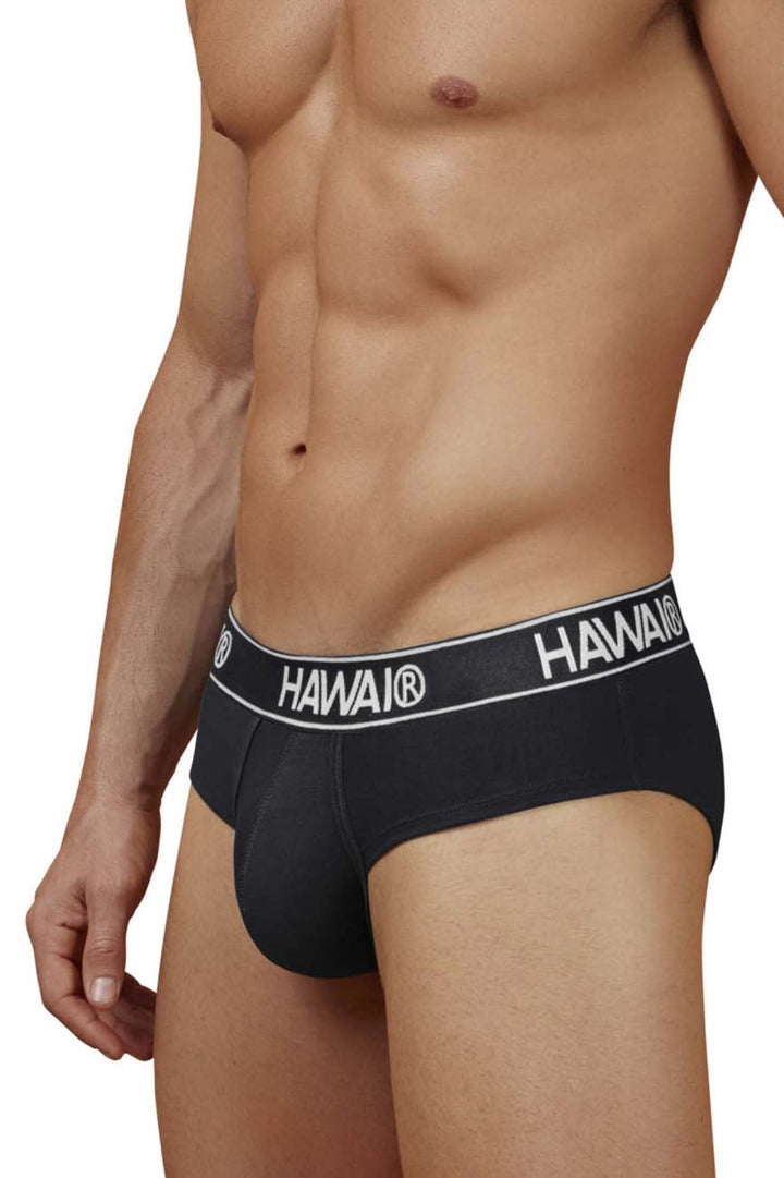 HAWAIR Cotton blend Men's Bikini Brief in Black 01 – men's briefs