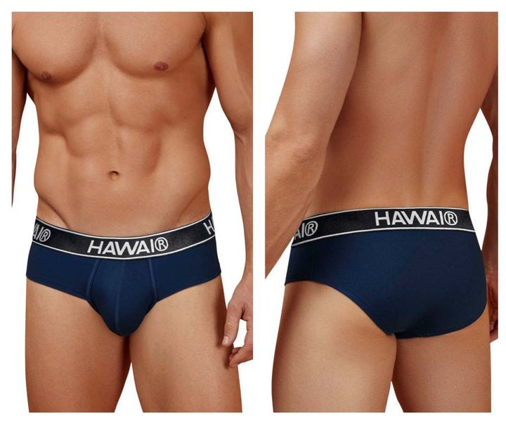 HAWAIR Cotton blend Men's Bikini Brief in Dark Blue 01 – men's briefs
