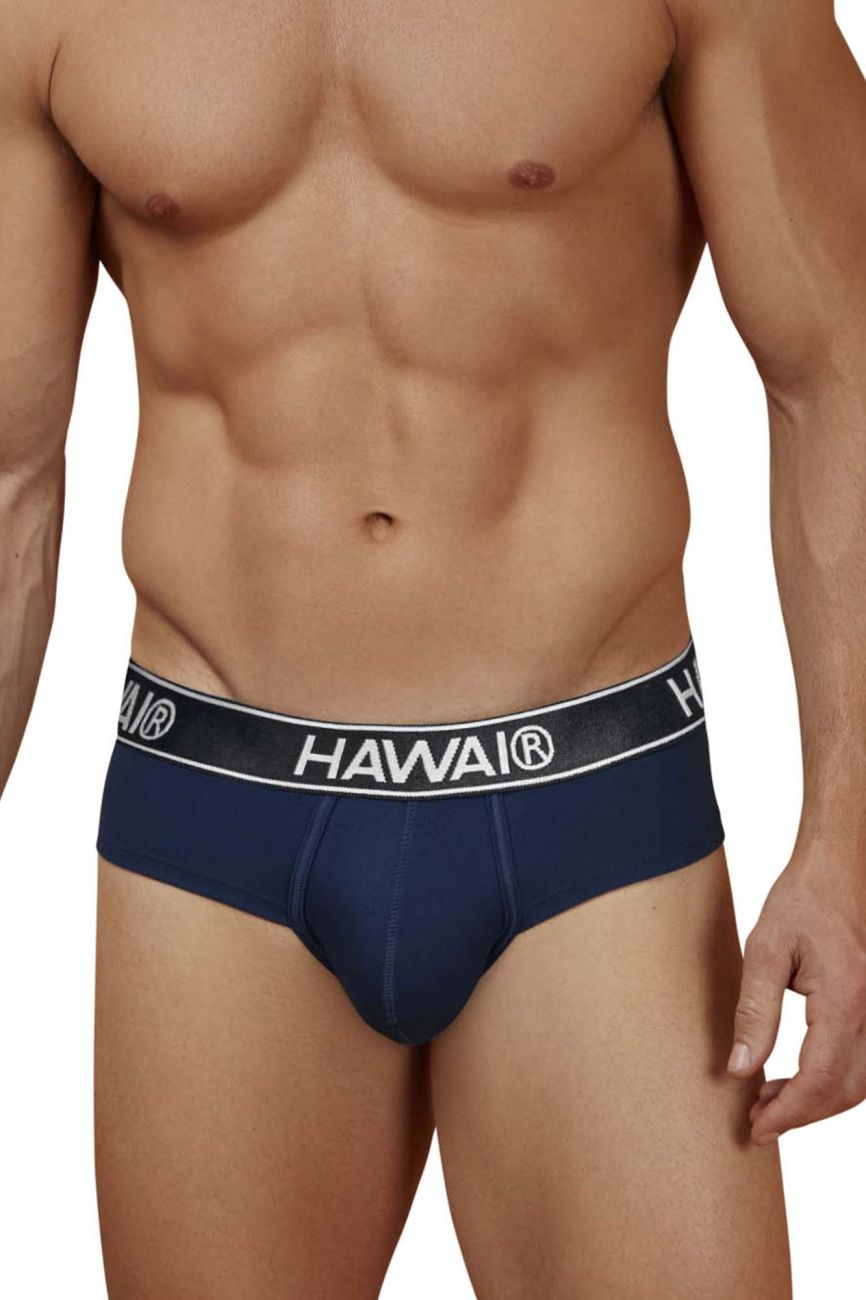 HAWAIR Cotton blend Men's Bikini Brief in Dark Blue 01 – men's briefs