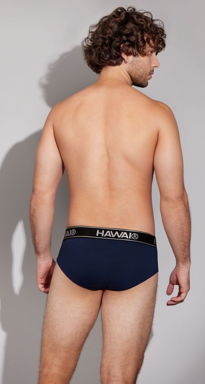 HAWAIR Cotton blend Men's Bikini Brief in Dark Blue 01 – men's briefs