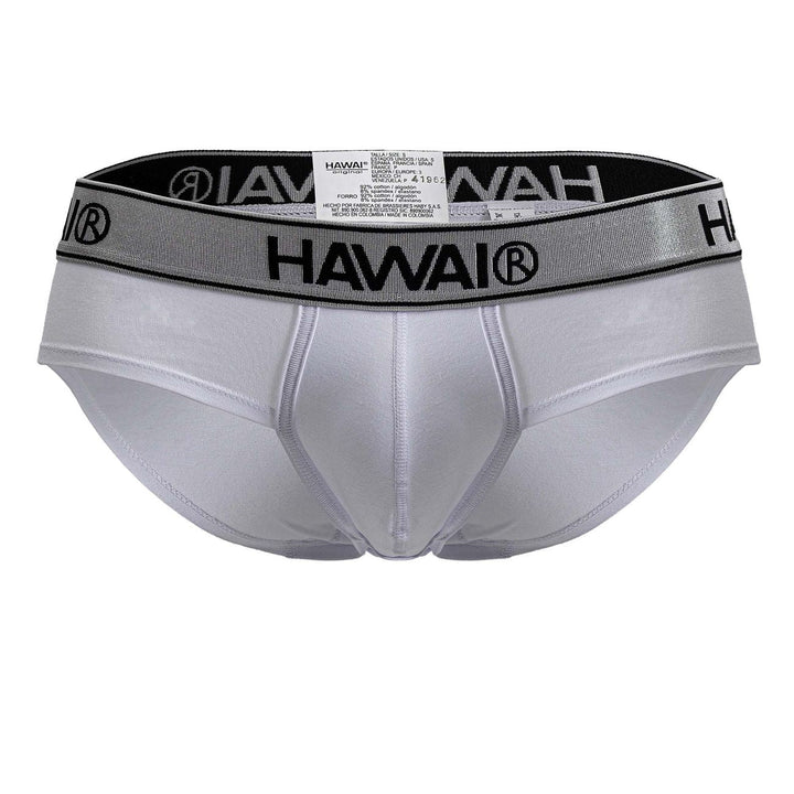 HAWAIR Cotton blend Men's Bikini Brief in White 01 – men's briefs