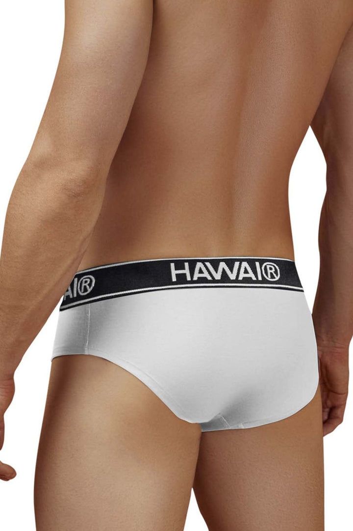 HAWAIR Cotton blend Men's Bikini Brief in White 01 – men's briefs