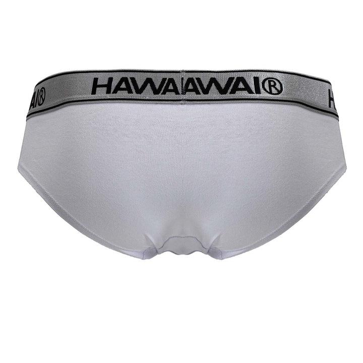HAWAIR Cotton blend Men's Bikini Brief in White 01 – men's briefs