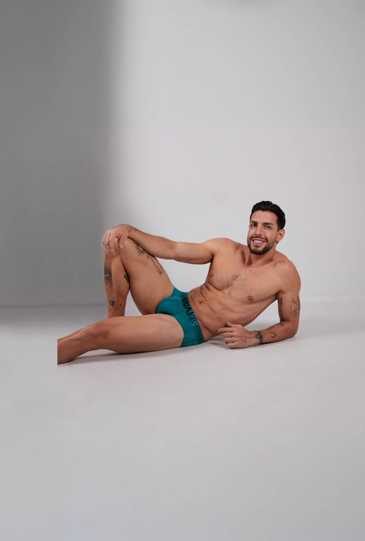 HAWAIR Microfiber Men's Bikini Brief in Green – men's briefs