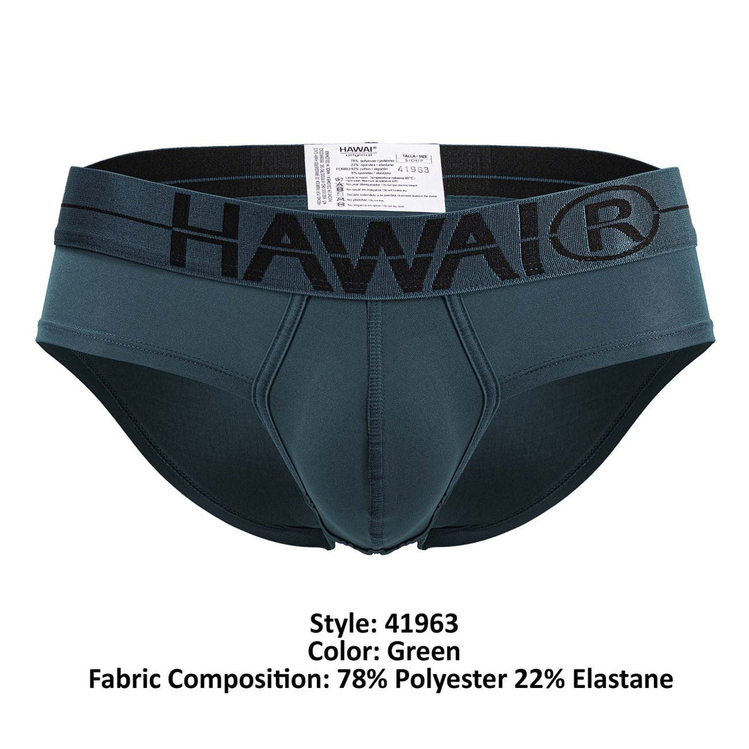 HAWAIR Microfiber Men's Bikini Brief in Green – men's briefs